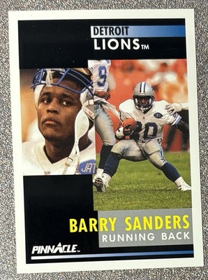 1991 Score Pinnacle Barry Sanders #250 HOF