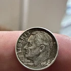 Roosevelt Dime 1964 Silver Circulated US Coin 10C 0.9 Fineness