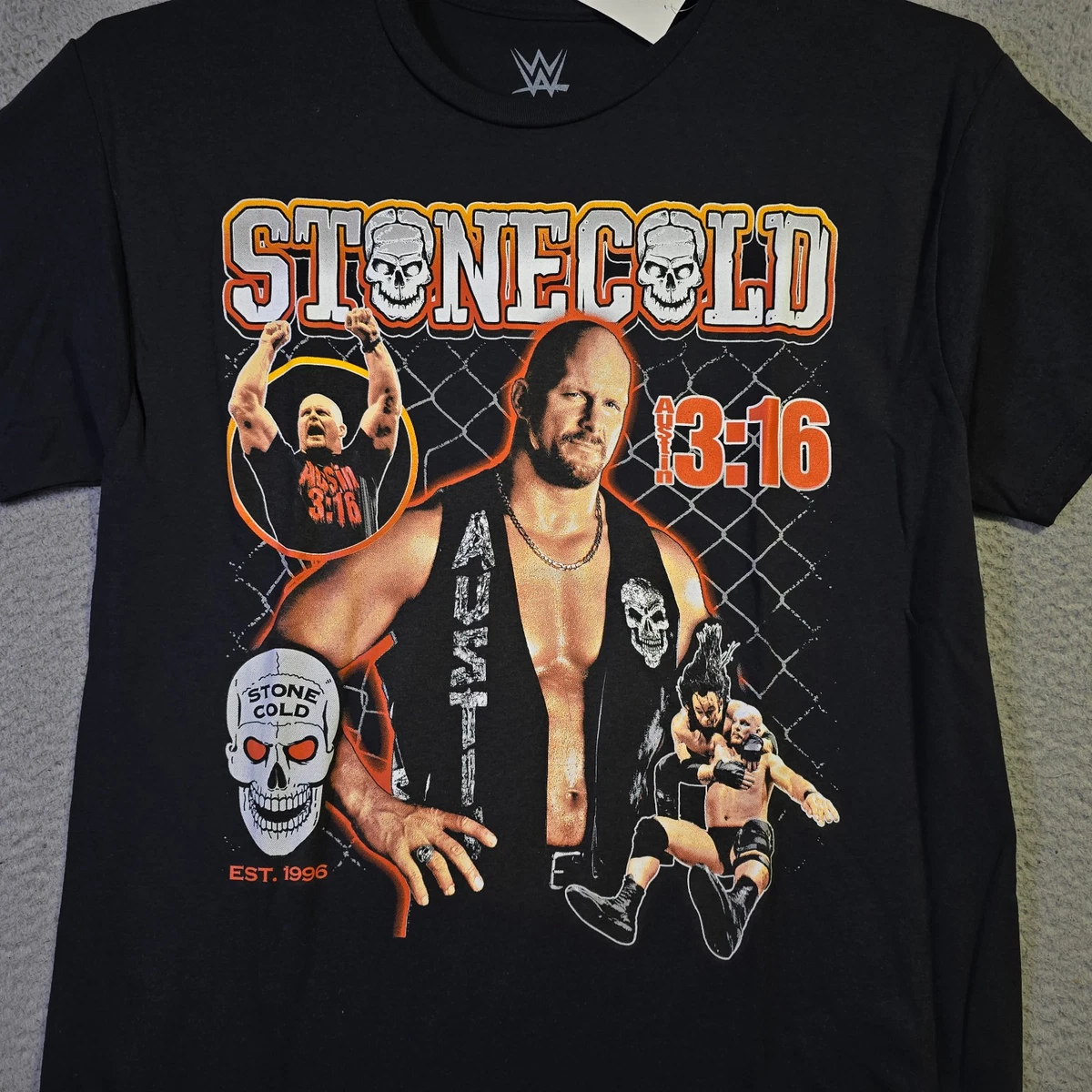 クマ太＊90年代_WWF ストーン・コールド_ヴィンテージTシャツ Wwf Shirt Stone Cold Steve Austin In Men's T-Shirts for sale - eBay