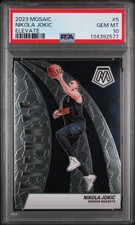 2023 PANINI MOSAIC ELEVATE #5 NIKOLA JOKIC PSA 10