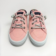 Sperry Top-Sider Miles Women  s 8.5 Pink Canvas Sneakers Shoes New With Tags