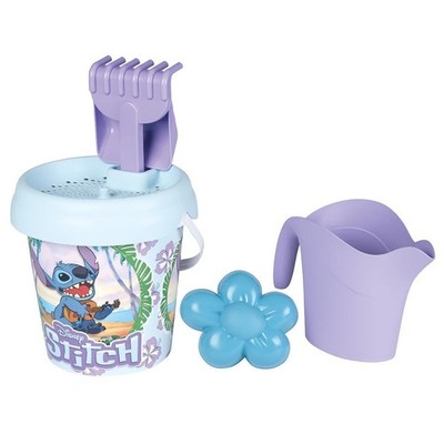 Smoby - Stitch - Emmer gevuld met gieter   zeef, hark, schep, gieter (US IMPORT)