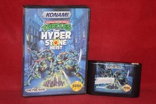 Teenage Mutant Ninja Turtles: The Hyperstone Heist (Sega Genesis) TNMT + Case