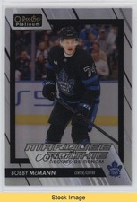 2023-24 O-Pee-Chee Platinum Marquee Rookies Rainbow Bobby McMann #255 READ 5x5