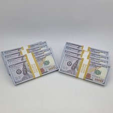 1000 PCS Movie Prop REPLICA Money 100 Bills 100K In Total For Party Learning