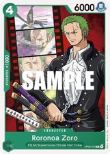 One Piece Roronoa Zoro OP02-043/258 OP02 Paramount War NM