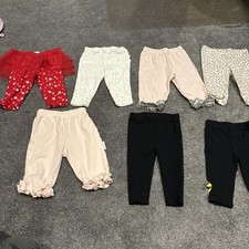 Baby Girl Lot - 6 Months Lot Leggings Pants Comes From A Smoke Free Home