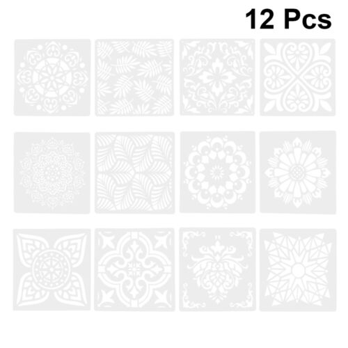  12 PCS Template Drawing Food Painting Stencil Decor Child Bread - Picture 1 of 11