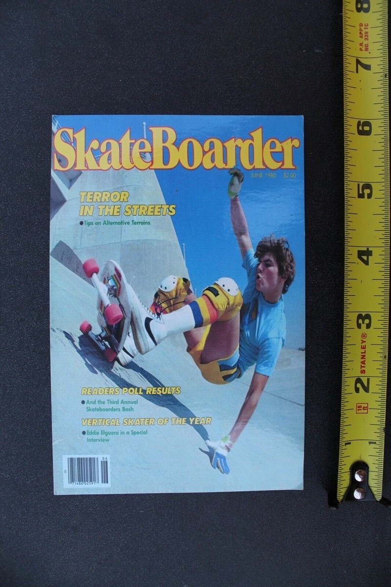 Skateboarder Magazine Terror Punk Rock OG Z40A 70's Skateboarding