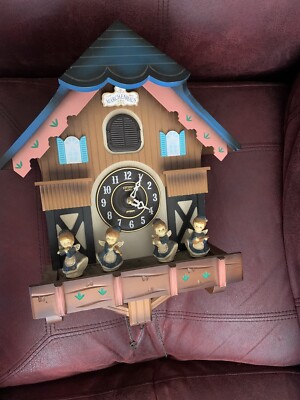 Vintage citizen poppo cuckoo march enhaus clock 4 angles Read | eBay