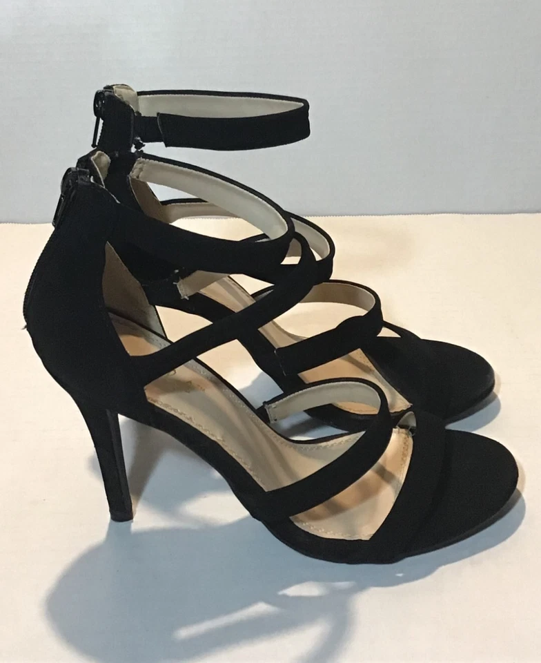 Zapatos Tiendas Para Mujer Zapatos Bonnibel Correas al Tobillo Con Cordones Tacón Alto Vestido Bombas  Foto 4 de 4