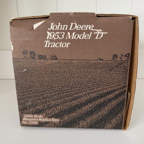 John Deere 1953 Model D Tractor Die-Cast Metal 1/16th Scale ERTL Vintage #5596 - Picture 11 of 12