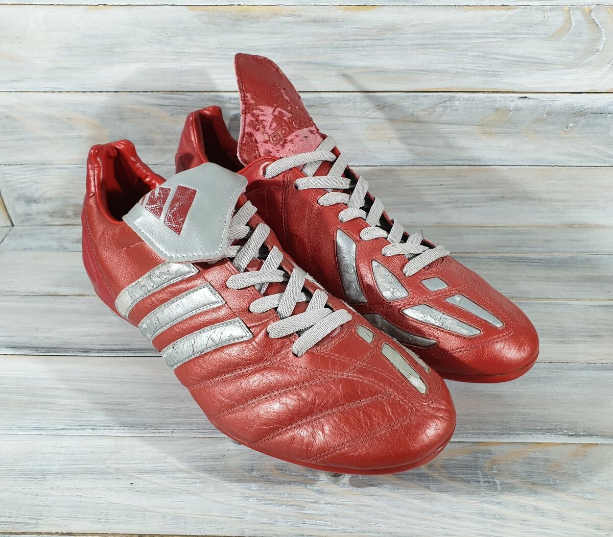 2002 VINTAGE ADIDAS PREDATOR MANIA SOFT GROUND FOOTBALL BOOTS METAL SPIKES | eBay