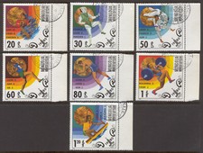 Mongolia C59 Sports Olympics Judo Fencing Swimming 7v 1980