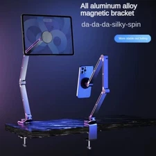 Aluminum Alloy Adjustable Foldable Tablet Phone Arm Mount Holder
