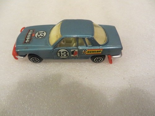VINTAGE GUISVAL MERCEDES-BENZ 350 SL BLUE Ferodo #13 Dunlop 1:64 Spain - Picture 7 of 13