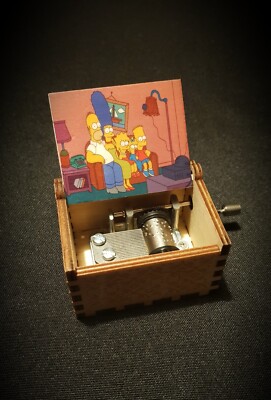 Generic The Simpsons Wooden Music Box - Customizable