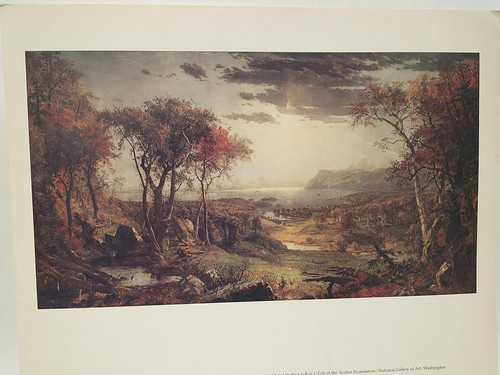 Autumn 1860 On the Hudson River by Jasper Francis Cropsey 14" x 11" Picture - Picture 4 of 4