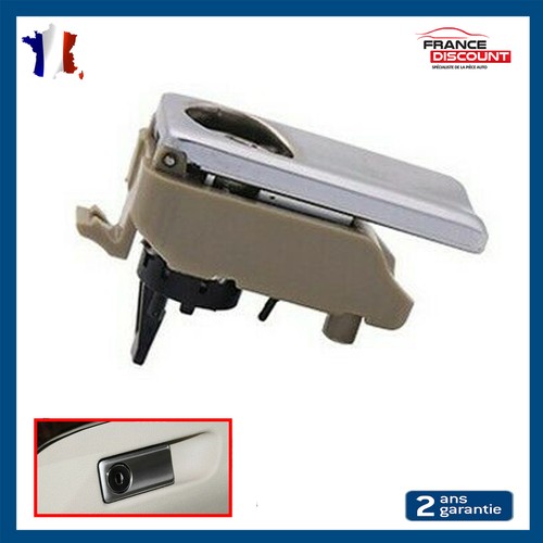 Poignée De Boîte à Gants Pour Renault Clio IV - Référence 681089881R, Couleur Noire, Gauche