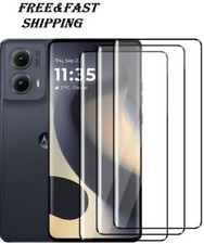  3 Pack for Motorola Edge Screen Protector  Hd-Clear Tempered Glass Screen