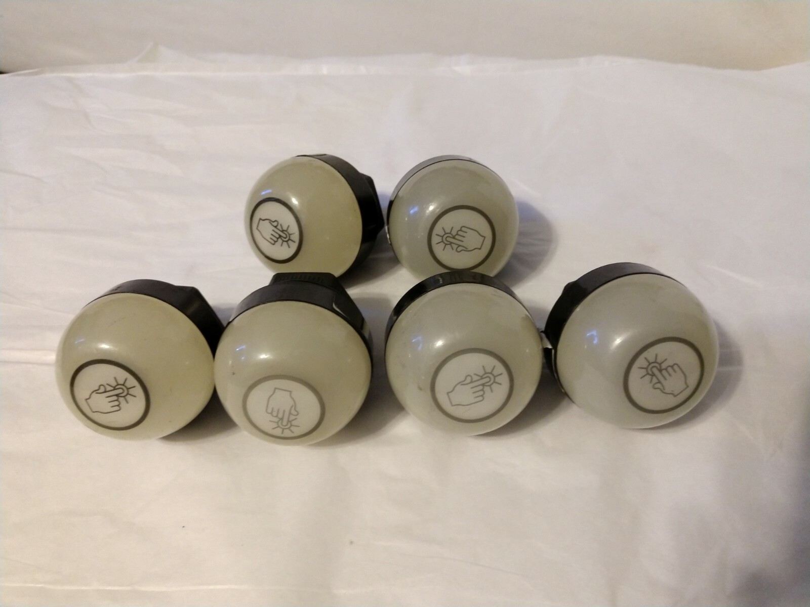Lot Of 6 X Banner Engineering K50aptgrcq Pick To Light Buttons