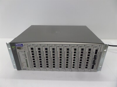 HP ProCurve 4000M Switch J4121A w/ 9x J4111A 10/100Base-T & 1x J4112A Modules
