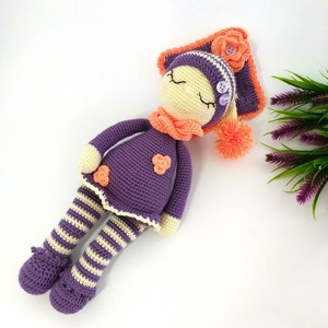 crochet sleeping doll