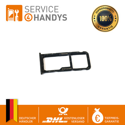 Huawei Mate 10 Lite Sim Karten microSD Tray Halter Schublade Schwarz