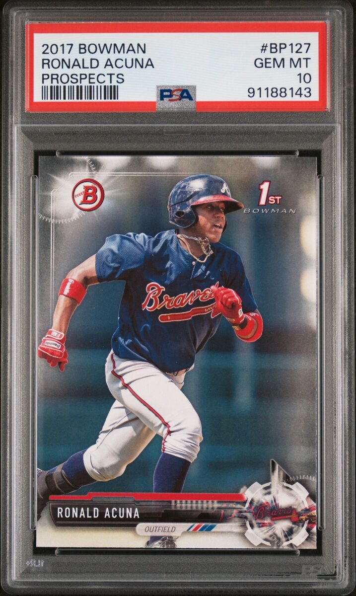 【新発売】 PSA 10 RONALD ACUNA JR. 1st 2017 Bowman Paper Braves Rookie Topps
