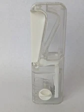 New Imperial Clear Acrylic One Hand Squeeze Salt Grinder Dispenser