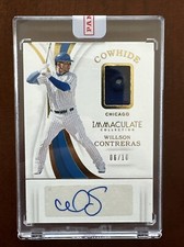 2019 Immaculate Willson Contreras Cowhide Auto/10