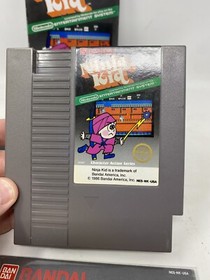 Ninja Kid (Nintendo NES) 5 screw hangtab Complete in Box cib Ships Fast