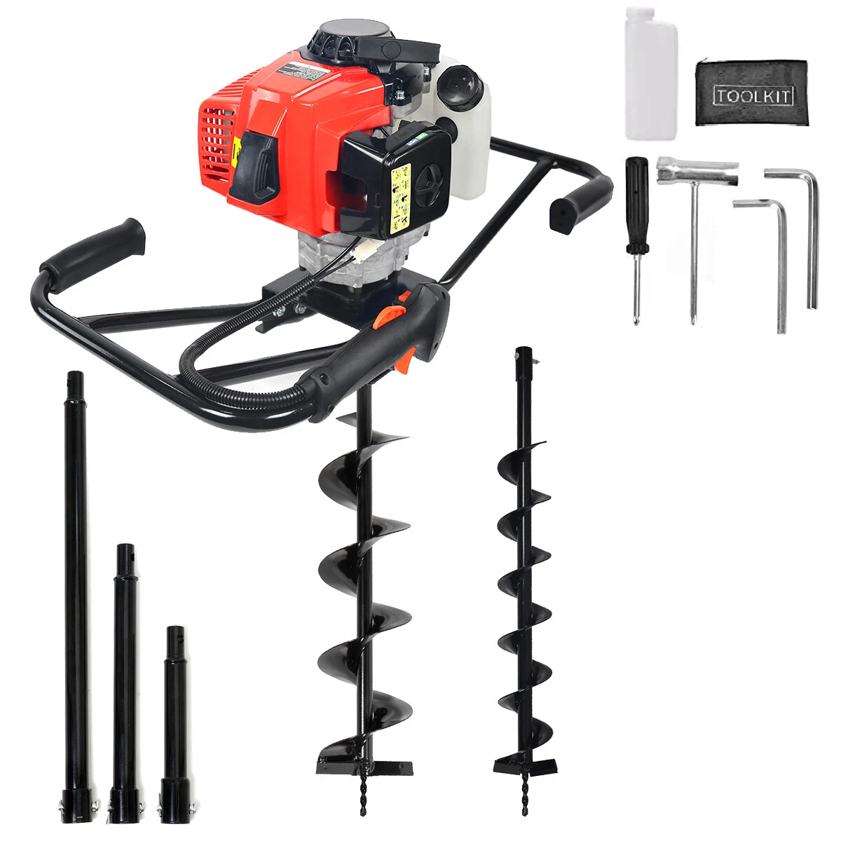 XtremepowerUS Post Hole Digger Earth Auger Engine 4