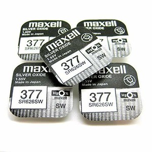 5 X Maxell Sr626sw Sr626 Ag4 377 1 55v Watch Batteries Ebay