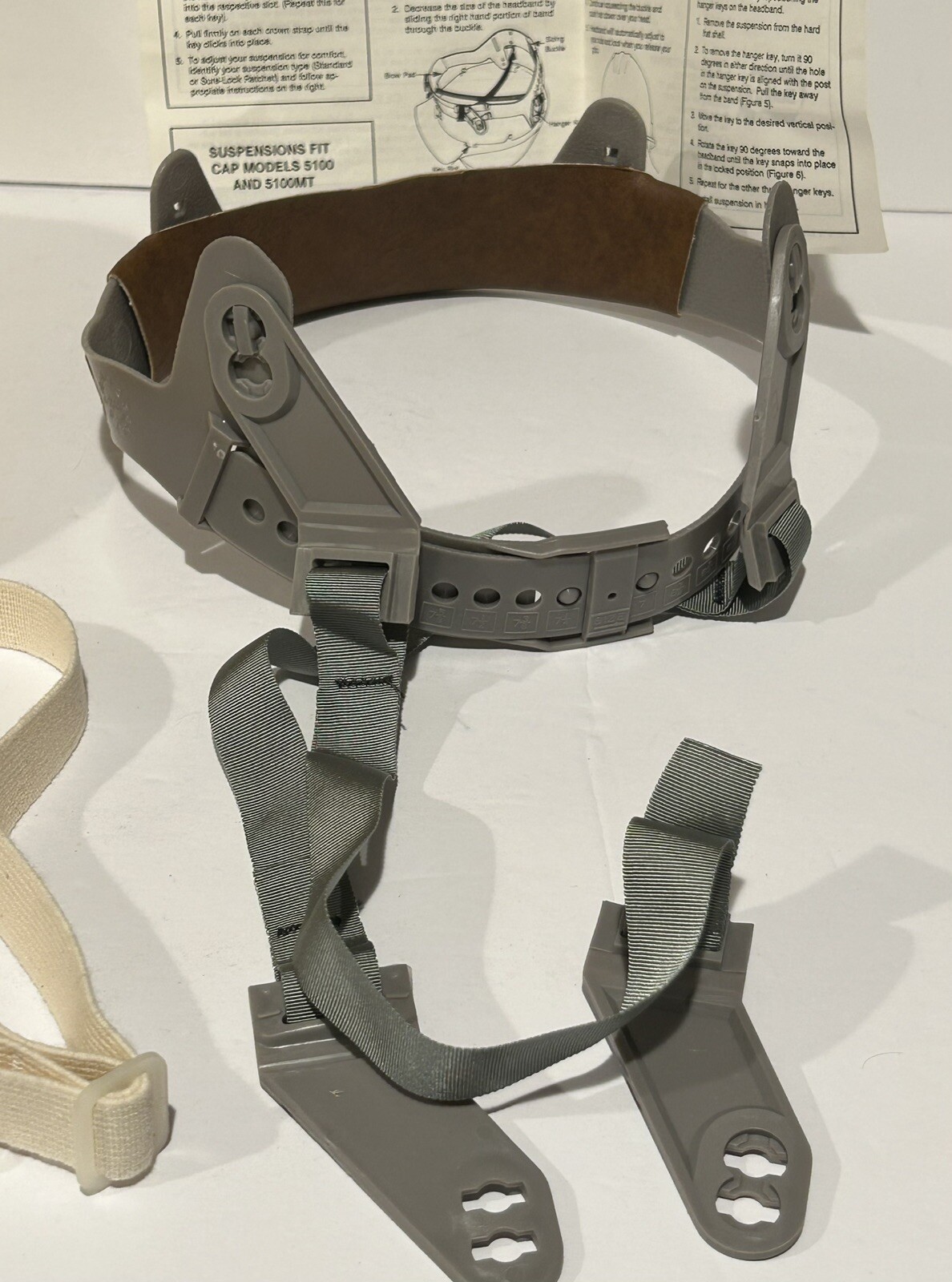 U.S. Army 9TH INF DIV (MTZ) Bullard Hard Boiled Wildfire Fighting 911C Hard Hat