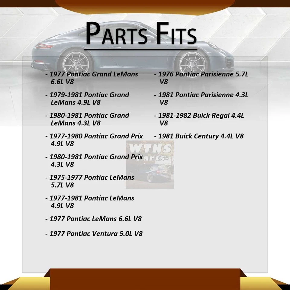 Front Engine Motor Mounts Anchor 2PCS For Pontiac Grand LeMans 1975-1979 - Image 4 of 4