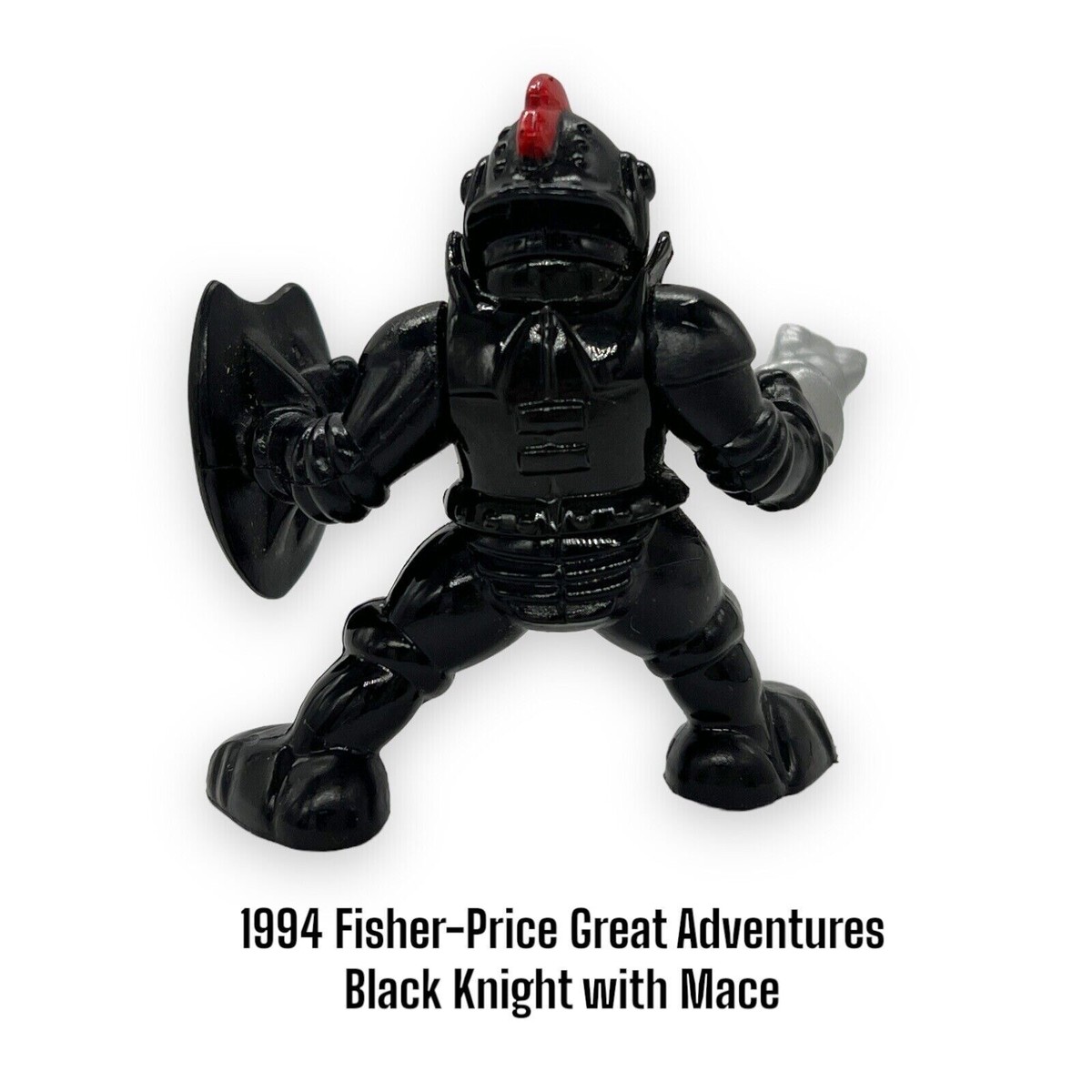 Great Adventures Castle Black Knight with Mace Soldier Figure