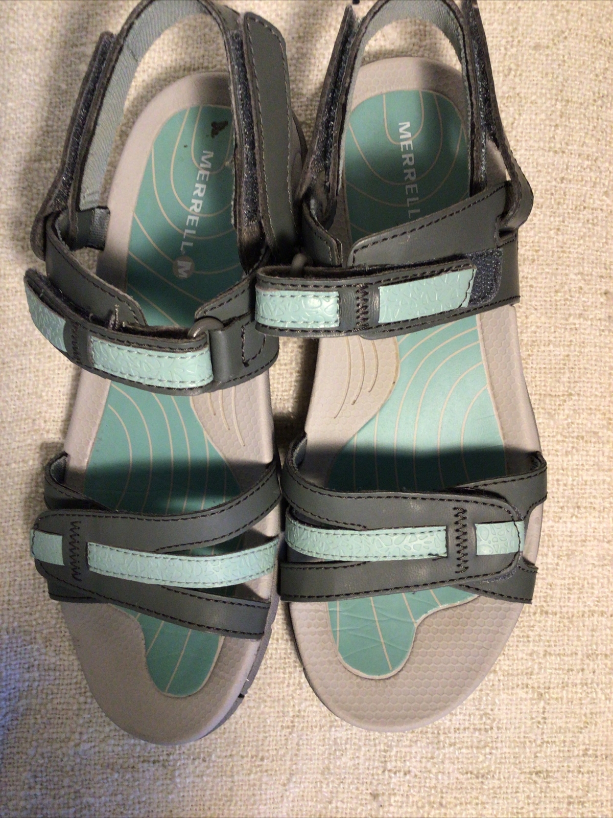 Sandali da donna Merrell 7 usati grigio verde