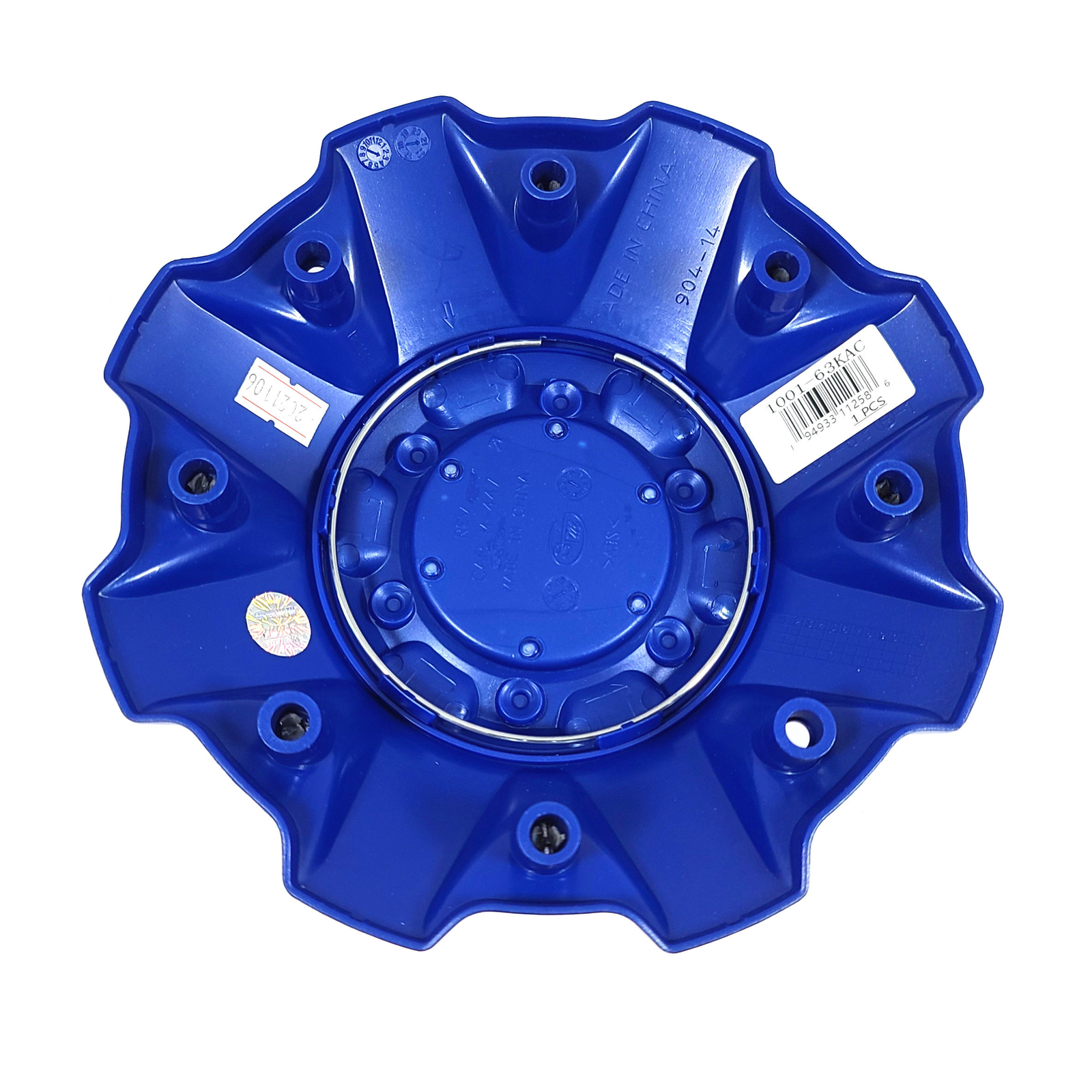 Fuel Wheel Center Hub Cap 8"OD 17/8"H BoltOn OpenEnd, ClosedEnd