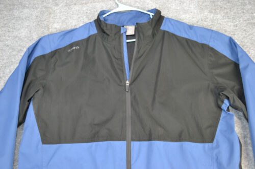 PING Sensordry Waterproof Windproof Windbreaker Golf Jacket Blue Black Men’s XL - Picture 4 of 19