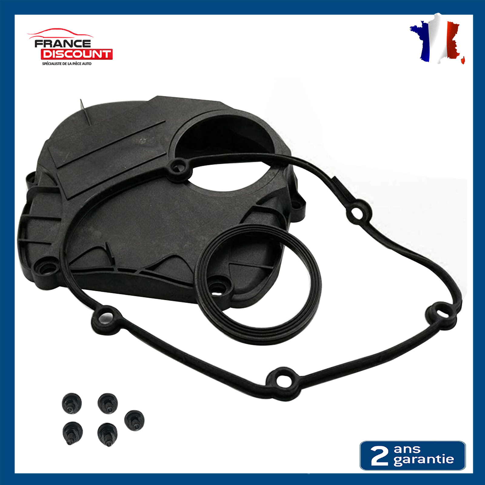 Couvercle de chaine de distribution Audi Q3 A6 en alliage renforcé anticorrosion
