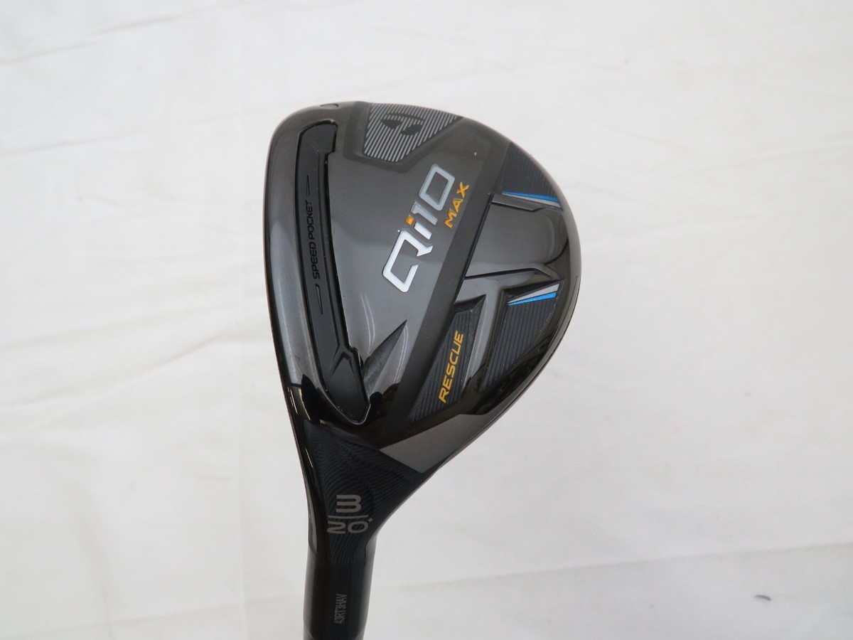 Used LH TaylorMade Qi10 Max 20* 3 Hybrid Ventus TR Blue Regular 