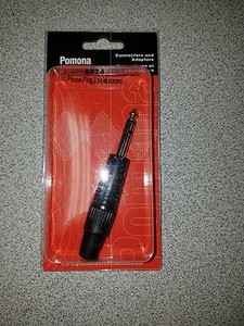 1/4" Phone plug 3 conductor stereo, (4lot) yes you get 4 of them! free shipping