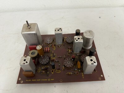ALLIED RADIO CORP CHICAGO 1957 Rebuild Restoration Kit New Capacitors Diodes