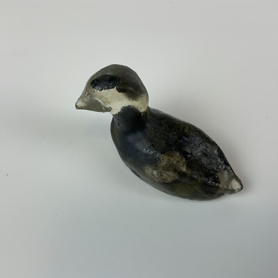 Authentic Handcraft From Alaska Rock Encased Resin Small Duck