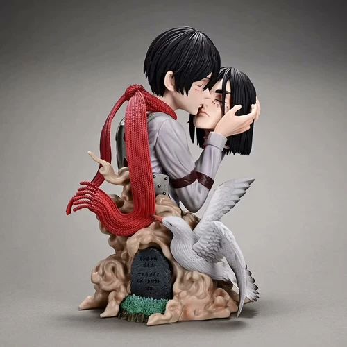 Attack on Titan: The Final Season Mikasa Holding Eren Head Statue Figur Modell - Bild 9 von 10
