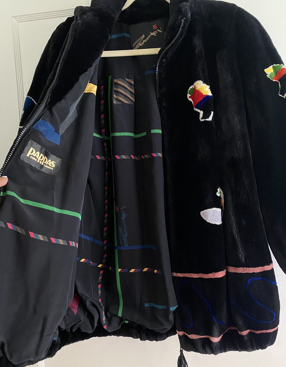 【VICTIM】RECYCLE BEAVER COAT / BLACK Cheryl's Beaver Coat Transformed into a Throw - YouTube