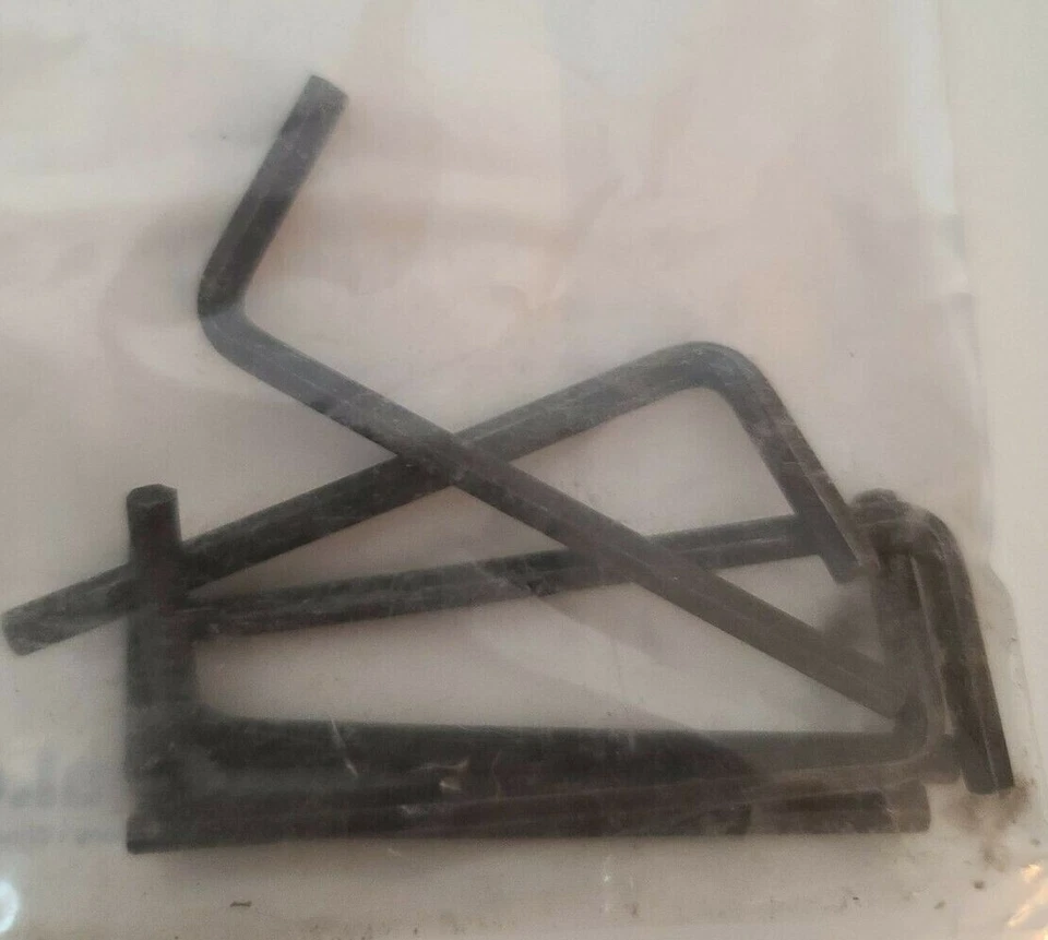 6pc Hex L-Key Allen Wrench 9/64" Short Arm- Fastenal Industrial  - Image 2 of 2