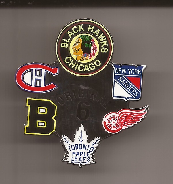 DETROIT RED WINGS ORIGINAL SIX HOCKEY PIN LARGE PIN NEW eBay