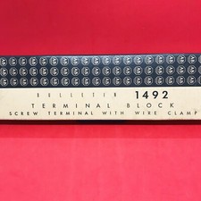 NEW BOX OF 50 ALLEN-BRADLEY 1492-CD8 TERMINAL BLOCK Series A Wire Sz. 10 and Sm.